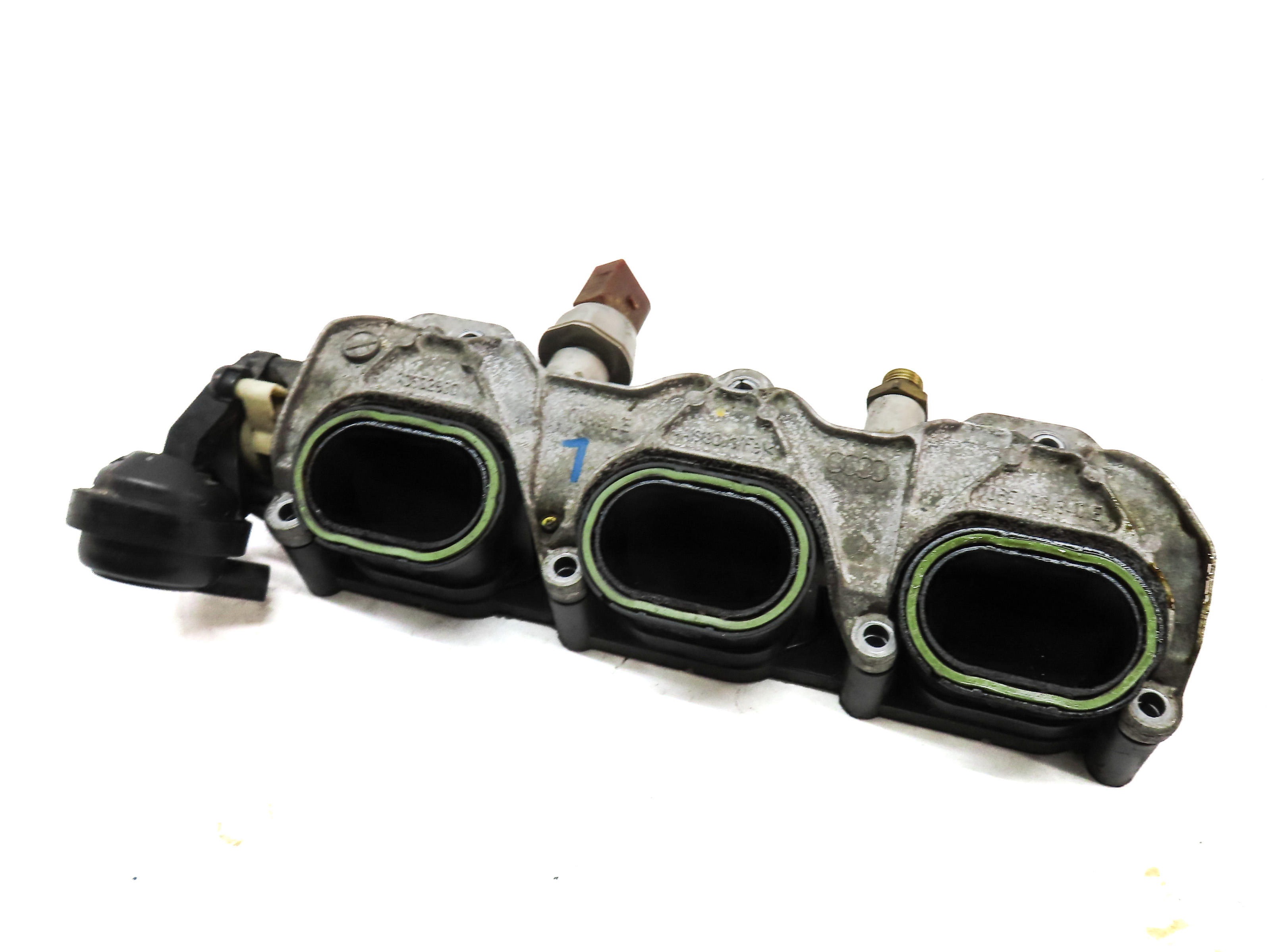 2015 AUDI Q7 (4L) 3.0L SUPER (CTWA) ENGINE LOWER INTAKE MANIFOLD w/FUEL RAIL — exact item pictured
